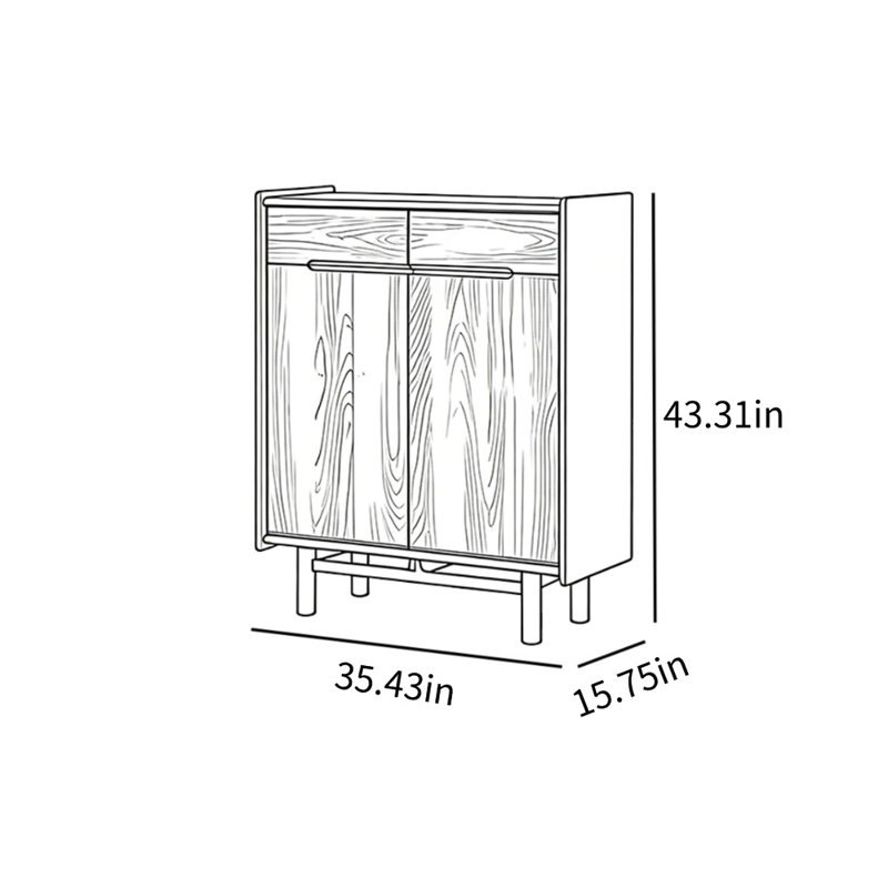 Petite armoire de rangement Vintage