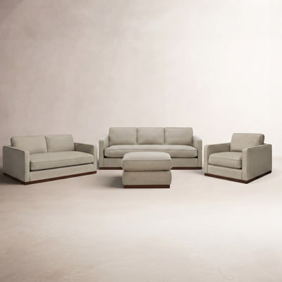 Ensemble de salon rembourré 4 pièces Bobbi