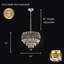 Lustre à 6 lumières Ildefonso