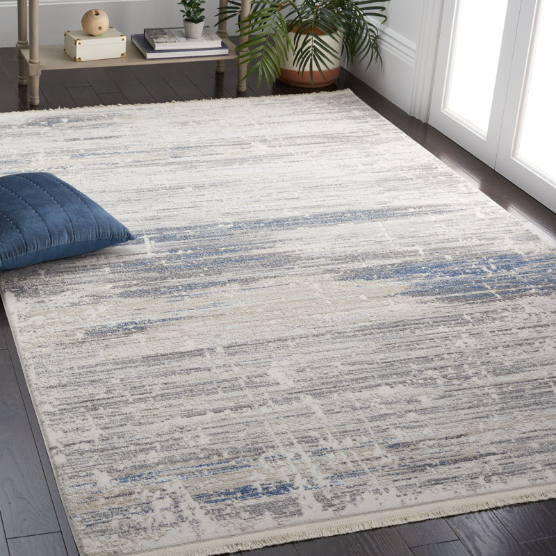 Whisper Performance Abstract Rug, Rectangle 6'7" x 8'7"