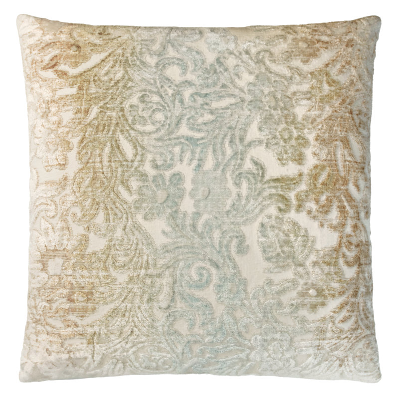 Prospect Park Square Pillow Cover & Insert, Square 26", Agave Floral