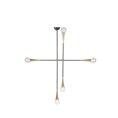 Olivares 5 - Light Sputnik Modern Linear Chandelier