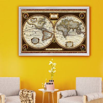 " Decorative World Map "