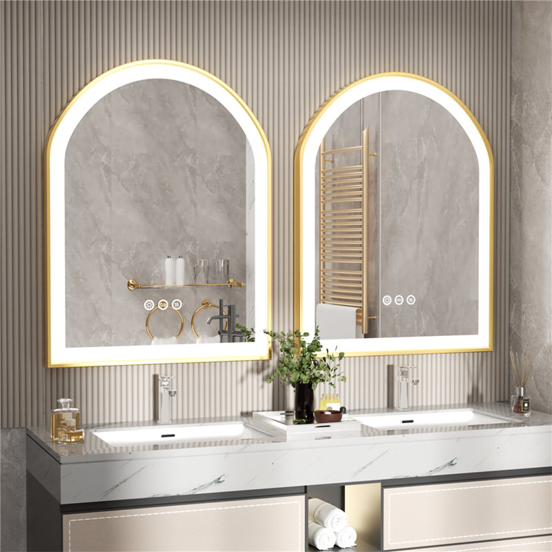 Indira Aluminium Arch Wall Mirror