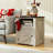 Modern Farmhouse Nightstand with Charging Station-782277555