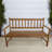 Solid And Manufactured Wood Outdoor Bench