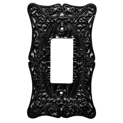 Carpe Diem 5003-22 Acanthus Oil Rub Bronze single rocker/GFI switchplate
