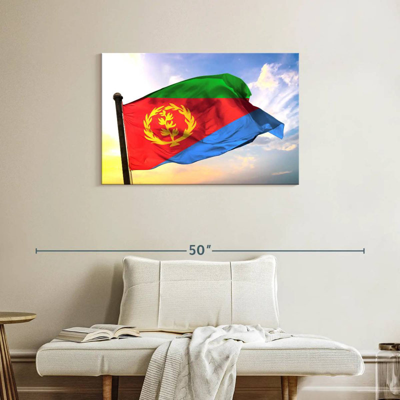 Borges Eritrea Flag, 24" H x 36" W