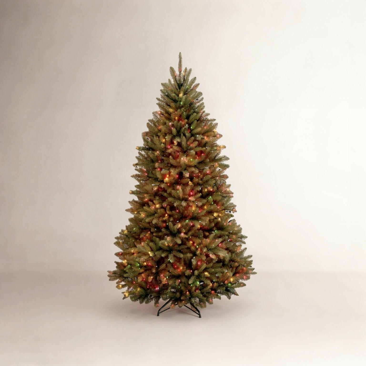 Pre-Lit Fir Christmas Tree, 7' H