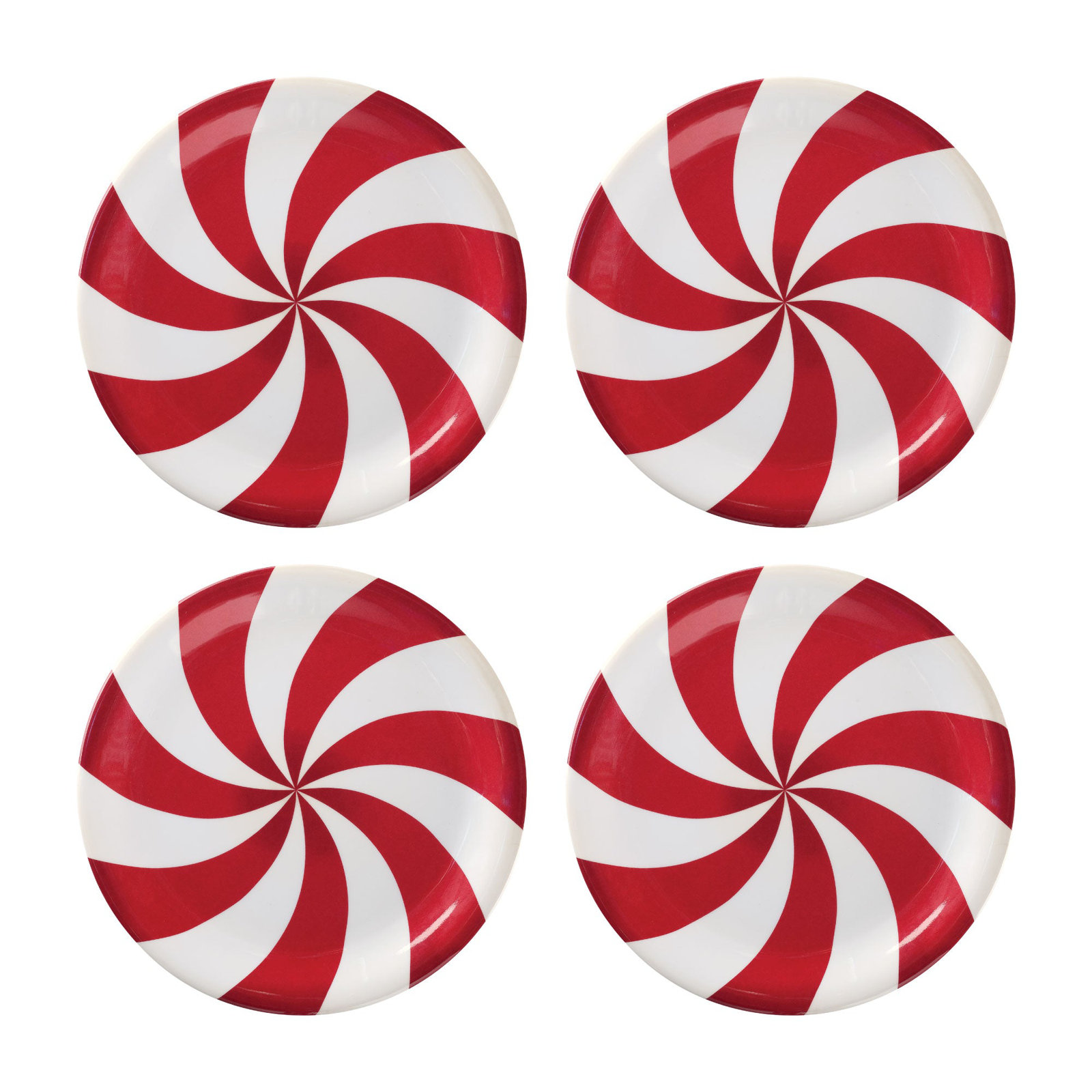 Peppermint, 6 3/4" Melamine Plate S12