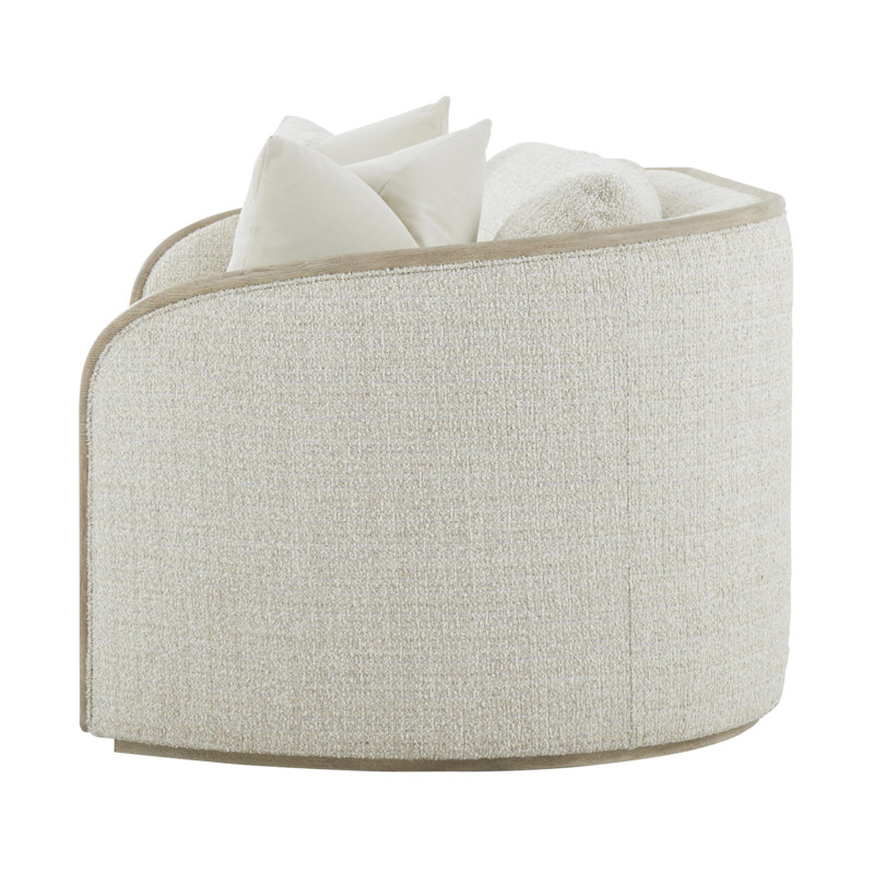 Toulon Chalk Tweed Sofa, Ivory