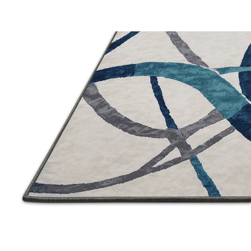 Silky Soft Plush Gray Area Rug, Square 8'