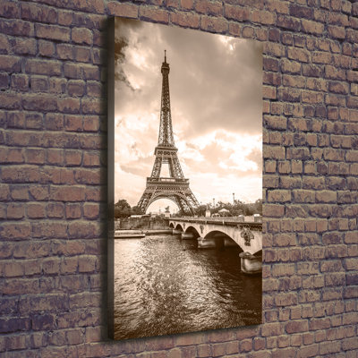 Eiffel Tower Paris - Wrapped Canvas Print