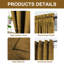 Rideau simple occultant et isolant Florane-527495068-527495059