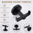 APLusee Double Bath Towel Holder Black