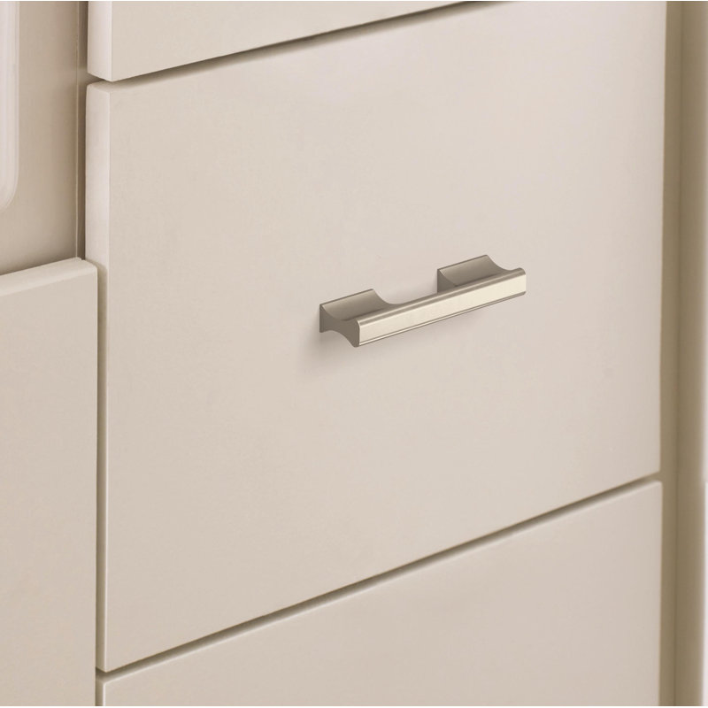 Status Bar Pull, 3 3/4", Satin Nickel