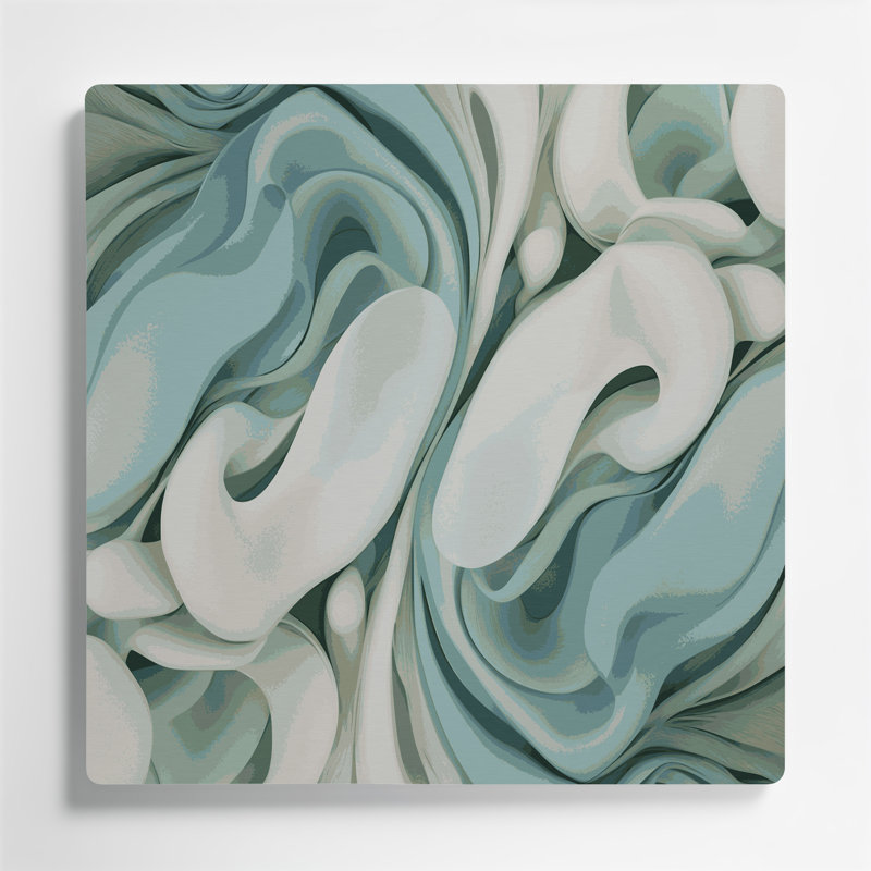 Biomorphic Abstraction 30, art mural vert en métal