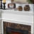 Fireplace Mantel | White, 45.6"W x 11.8"D x 40"H | Fireplace Not Included | MDF-1845997920
