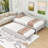Twin L-Shaped Upholstered Daybed with Trundle-1941689304