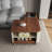 Ancient style mobile multi-functional coffee table