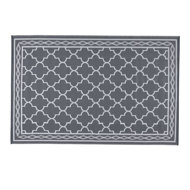 Mobilier d'extérieur imperméable pour dégagement de patio, Gris, L 120 po x L 96 po