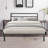 Queen Size Metal Bed Frame With Headboard