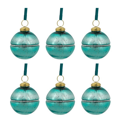 3'' Glass Holiday Shaped Ornament