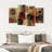 Pendulum On Canvas 4 Pieces Set-136221012