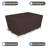 Water-Resistant, UV & Tear Resistant Rectangular Outdoor Dining Table and Chair Cover for Patio Furniture with Air Vent & Drawstrings, Patio Furniture Cover-1201249143-1201249142