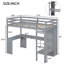 Lit mezzanine avec bureau en L, garde-robe et tablettes de rangement-1561407955-1561407980