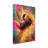 Wrapped Canvas Wall Art - Wumples  'Firestorm Pheonix' Wall Art for Living Room, Bedroom, or Office Décor  - 12x19
