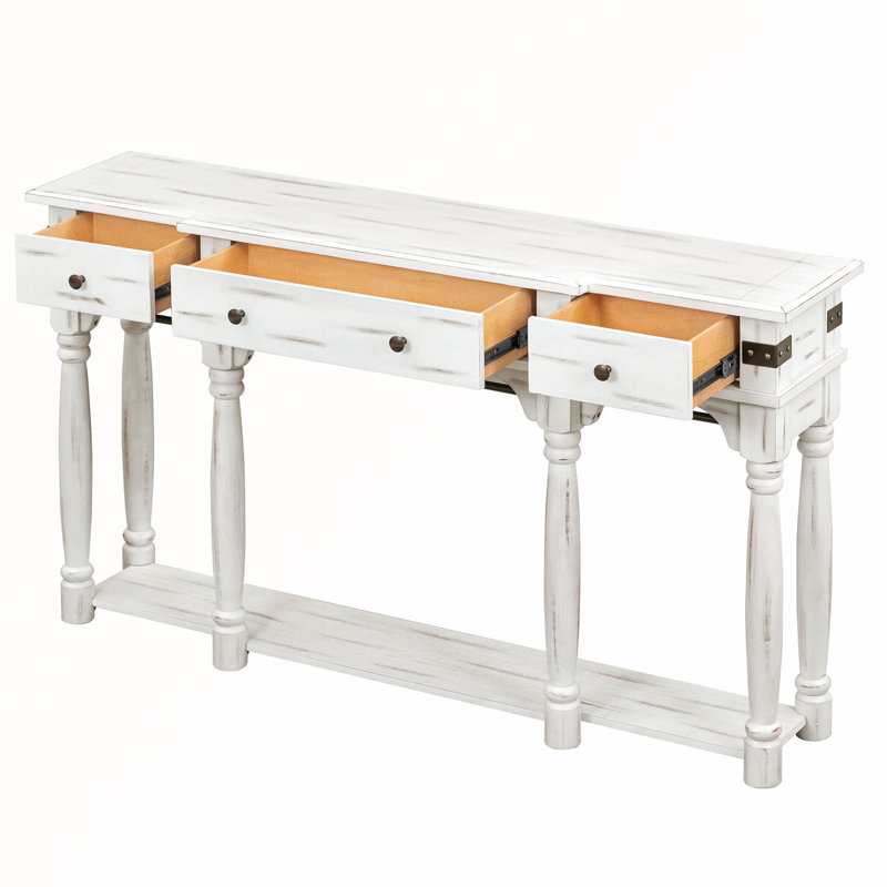 Commode d'appoint Bleidy, Blanc