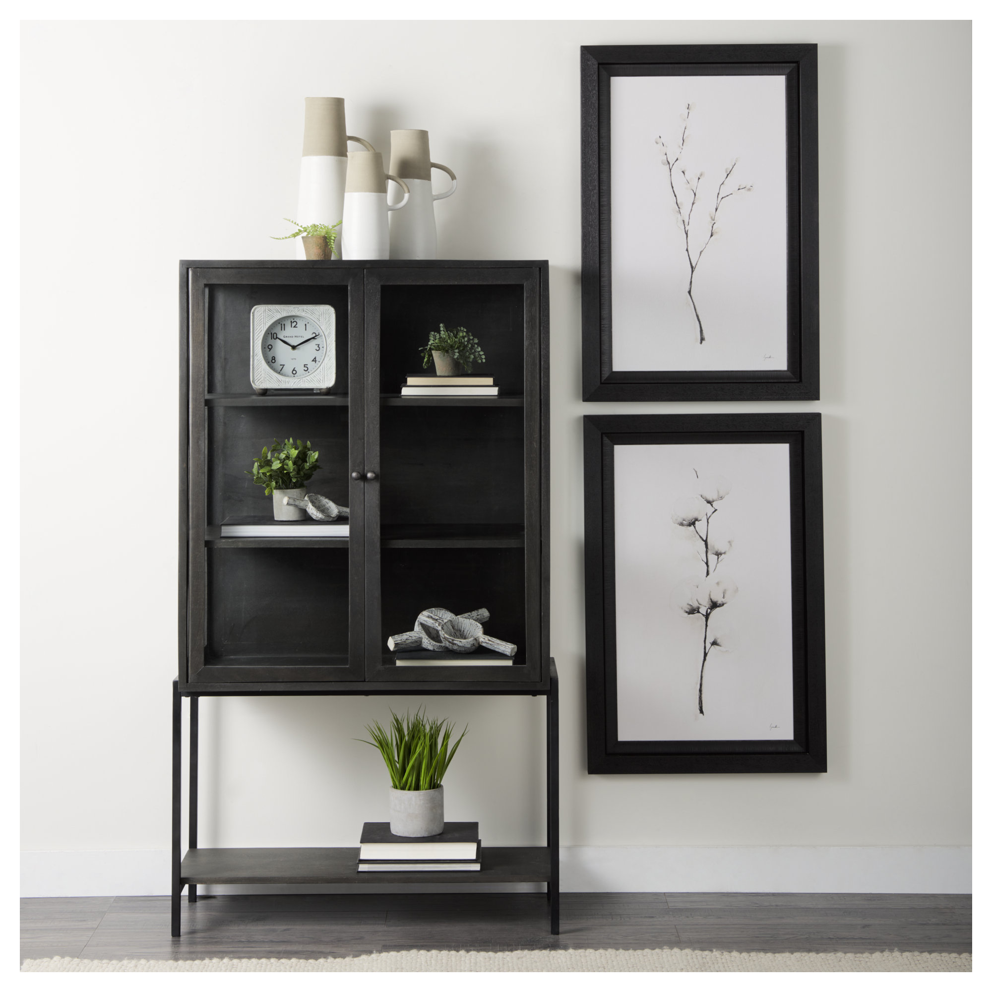 Warner Dining Cabinet, Dark Brown