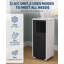 Climatiseur portatif 8 000 BTU pour les pièces jusqu'à 350 pieds carrés Pieds, refroidissement compact 3-en-1, déshumidificateur et ventilateur avec mode de sommeil silencieux, confort moderne