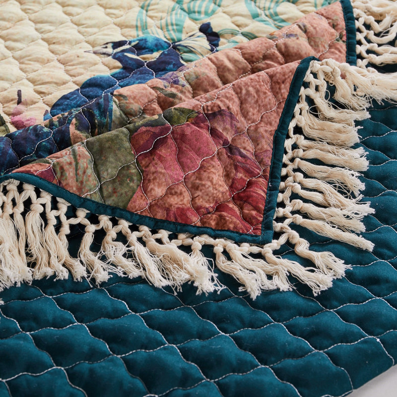 Jeté de paon Greenland Home Fashions Eden