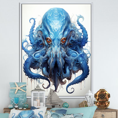 Pieuvre, céphalopode azur