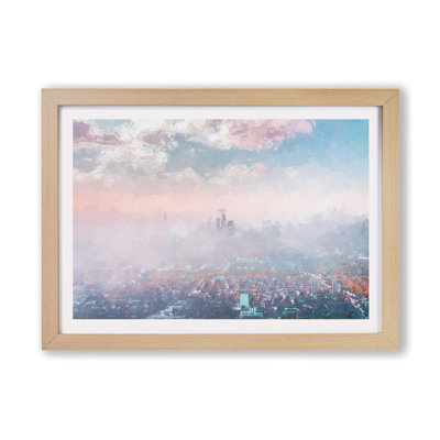 The London Skyline In The Summer - Single Picture Frame Painting