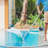 Portable Swimming Pool Vacuum Brush Cleaner