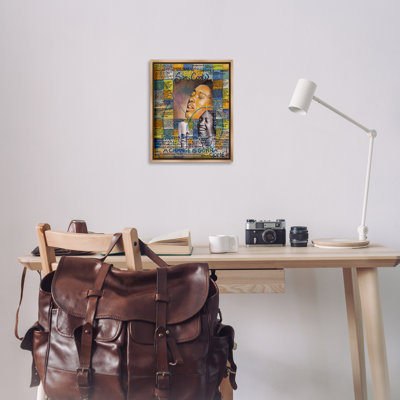 "Sam Cooke", art mural encadré sur toile flottante par Sabin