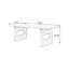 Bureaux rectangulaires bruns en bois massif-108738925