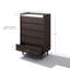 Commode 31,4 po à 5 tiroirs, commode moderne en bois avec plateau en marbre, commode de chambre à coucher-722130110