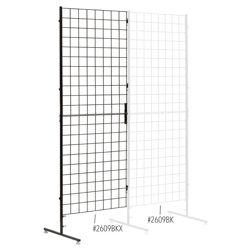 H 70,5 po x l 26 po - Grid N Go Plus - Unité additionnelle, Blanc