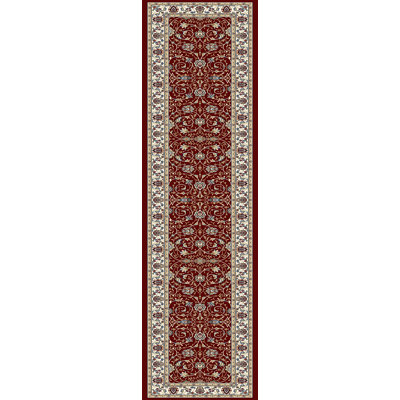 Tapis oriental rouge Attell