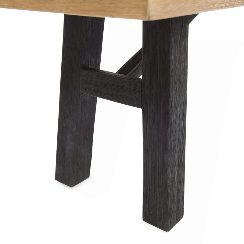 Banc de pique-nique en bois Poirier, Brun
