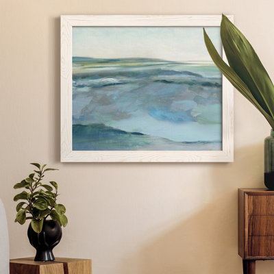 Marée basse - Peinture sur toile encadrée