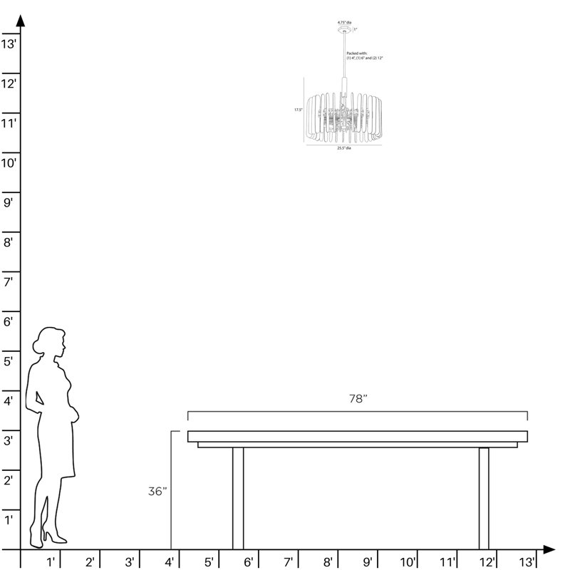 Klaus 8 - Light Chandelier