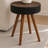 Farmhouse 15.7" Round Side Table With Carved Design, Can be Used as a End Table-2090489311