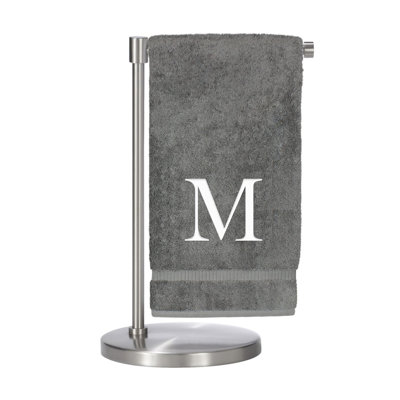 Monogrammed Bath Towels -Set of 2 -Block Letter