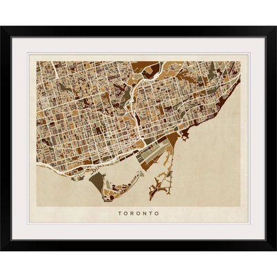 «Toronto Street Map» par Bellen, impression