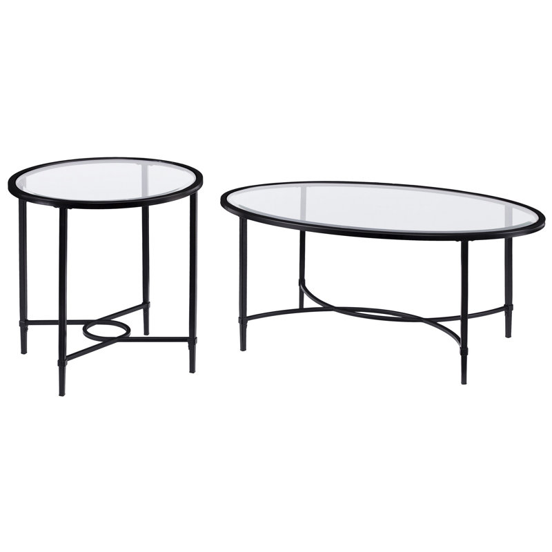 Hendra Quinton 2 Piece Living Room Table Set